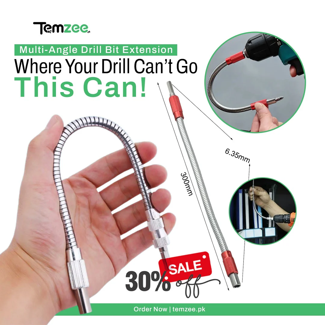 Multi-Angle Drill Bit Extension